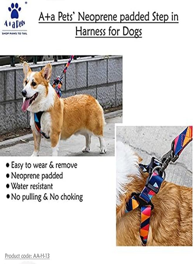 A+a Pets' Step in Harness for Dogs (L, Rainbow) - Image 4